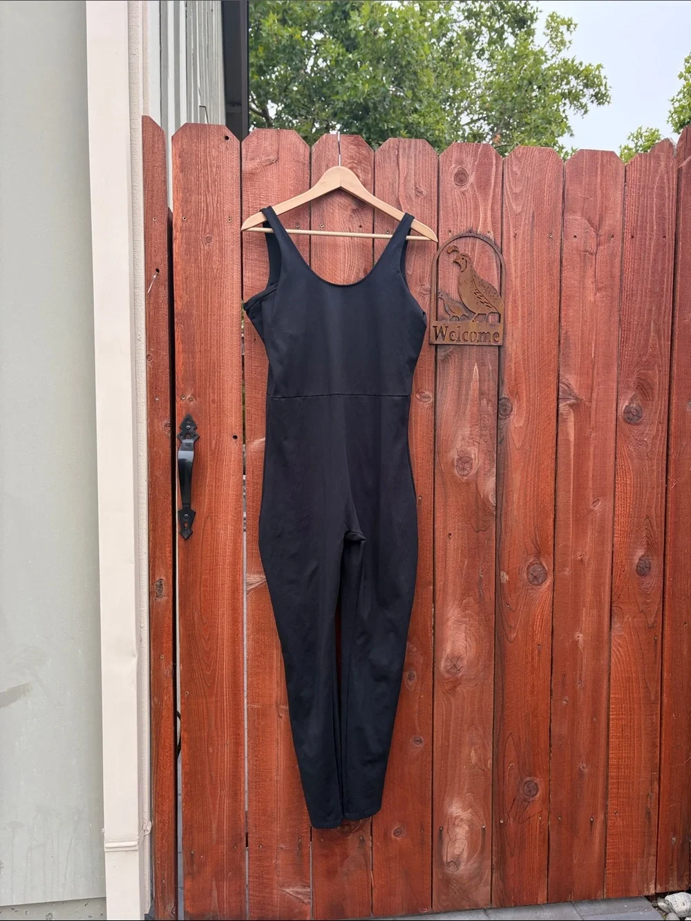 Girlfriend Collective Black Scoop Unitard One piece Jumpsuit Black XXL 2XL